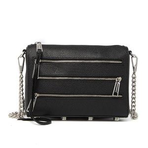 Rebecca Minkoff black zipper crossbody